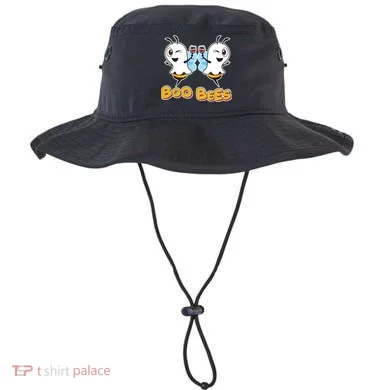 Wine Boo Bees Funny Ghost Bucket Hat