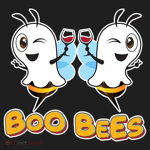 Wine Boo Bees Funny Ghost Tumbler