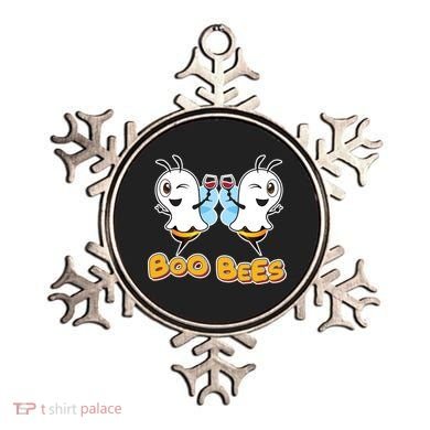 Wine Boo Bees Funny Ghost Ornament