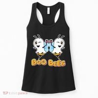 Wine Boo Bees Funny Ghost Women's Tank Top thumb 0