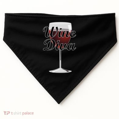 Wine Diva USA-Made Doggie Bandana