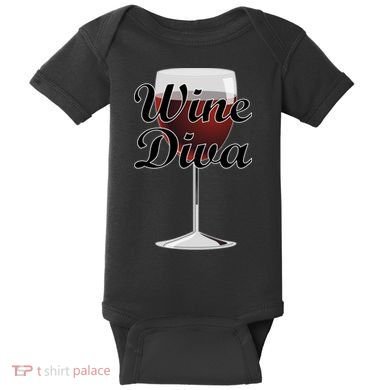 Wine Diva Baby Bodysuit