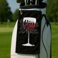 Wine Diva Golf Towel thumb 2