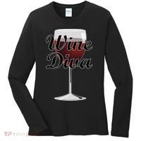 Wine Diva Women's Long Sleeve Shirt thumb 0