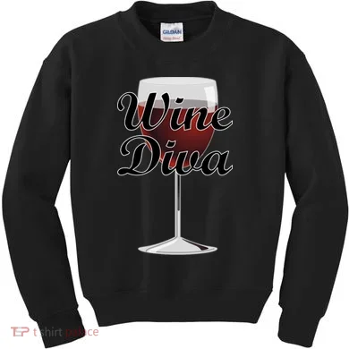 Wine Diva Kids Sweatshirt
