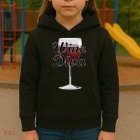 Wine Diva Kids Hoodie thumb 3