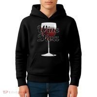 Wine Diva Kids Hoodie thumb 4