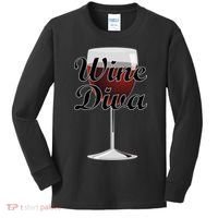 Wine Diva Kids Long Sleeve Shirt thumb 0