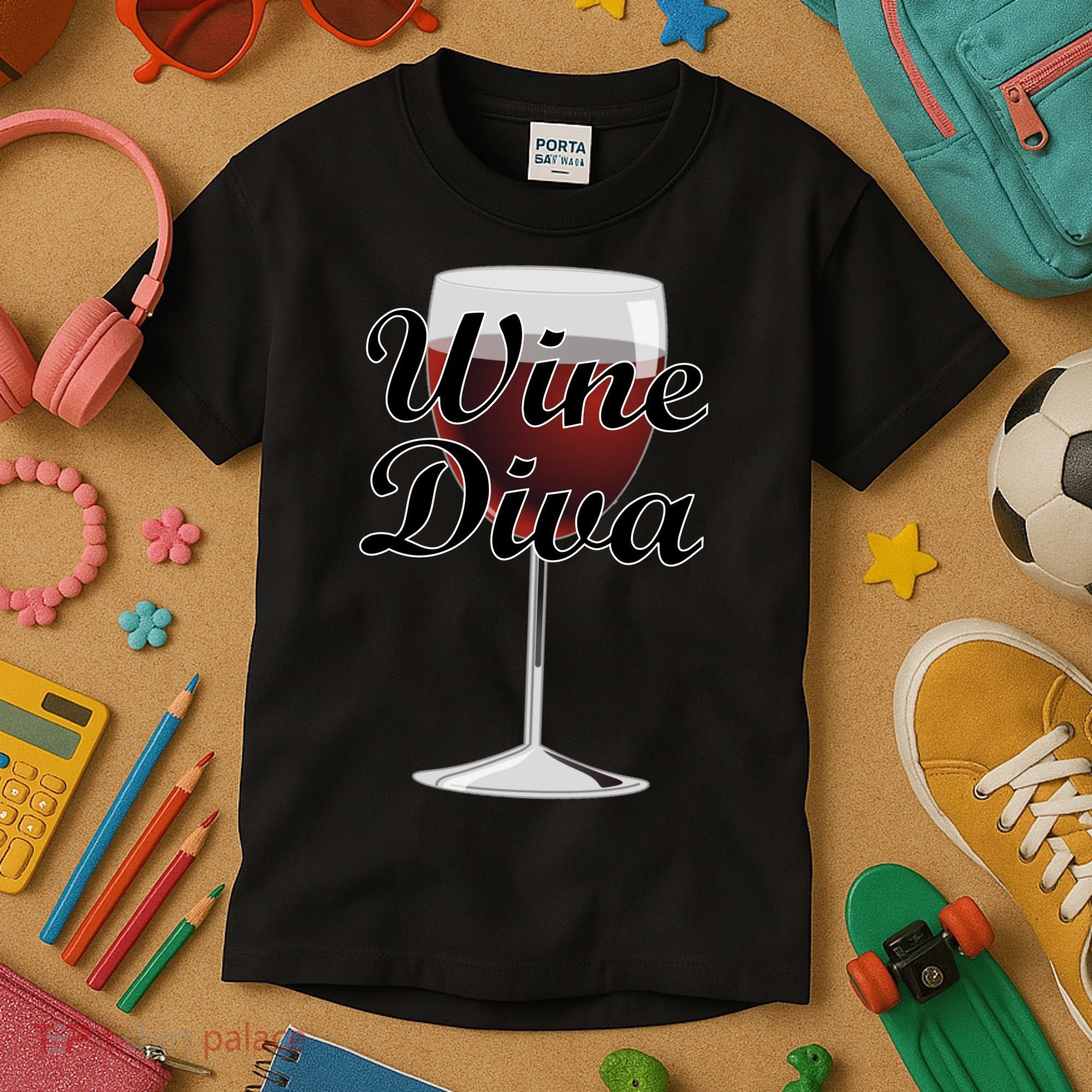 Wine Diva Kids T-Shirt