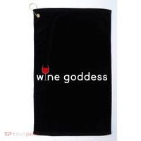 Wine Goddess Golf Towel thumb 0
