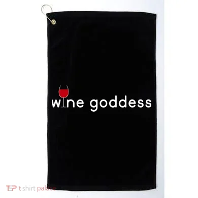 Wine Goddess Golf Towel