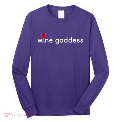 Wine Goddess Long Sleeve Shirt