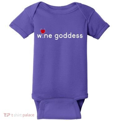 Wine Goddess Baby Bodysuit