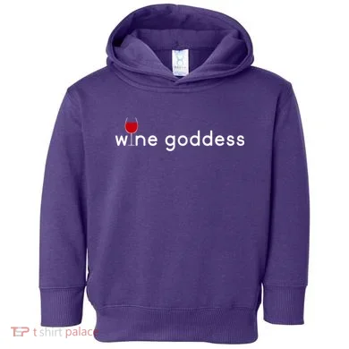 Wine Goddess Toddler Hoodie
