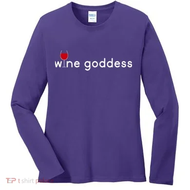 Wine Goddess Women's Long Sleeve Shirt