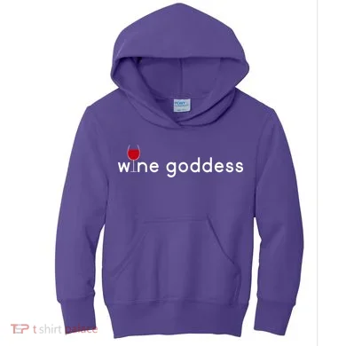 Wine Goddess Kids Hoodie