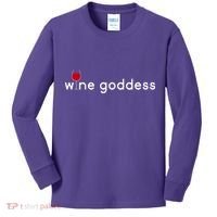 Wine Goddess Kids Long Sleeve Shirt thumb 0