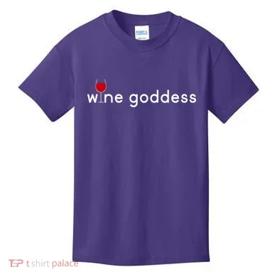 Wine Goddess Kids T-Shirt