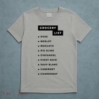 Wine Grocery List T-Shirt thumb 5
