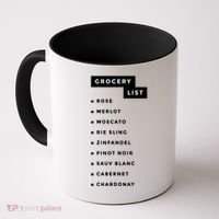 Wine Grocery List Coffee Mug thumb 0