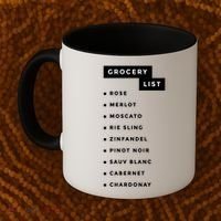 Wine Grocery List Coffee Mug thumb 2