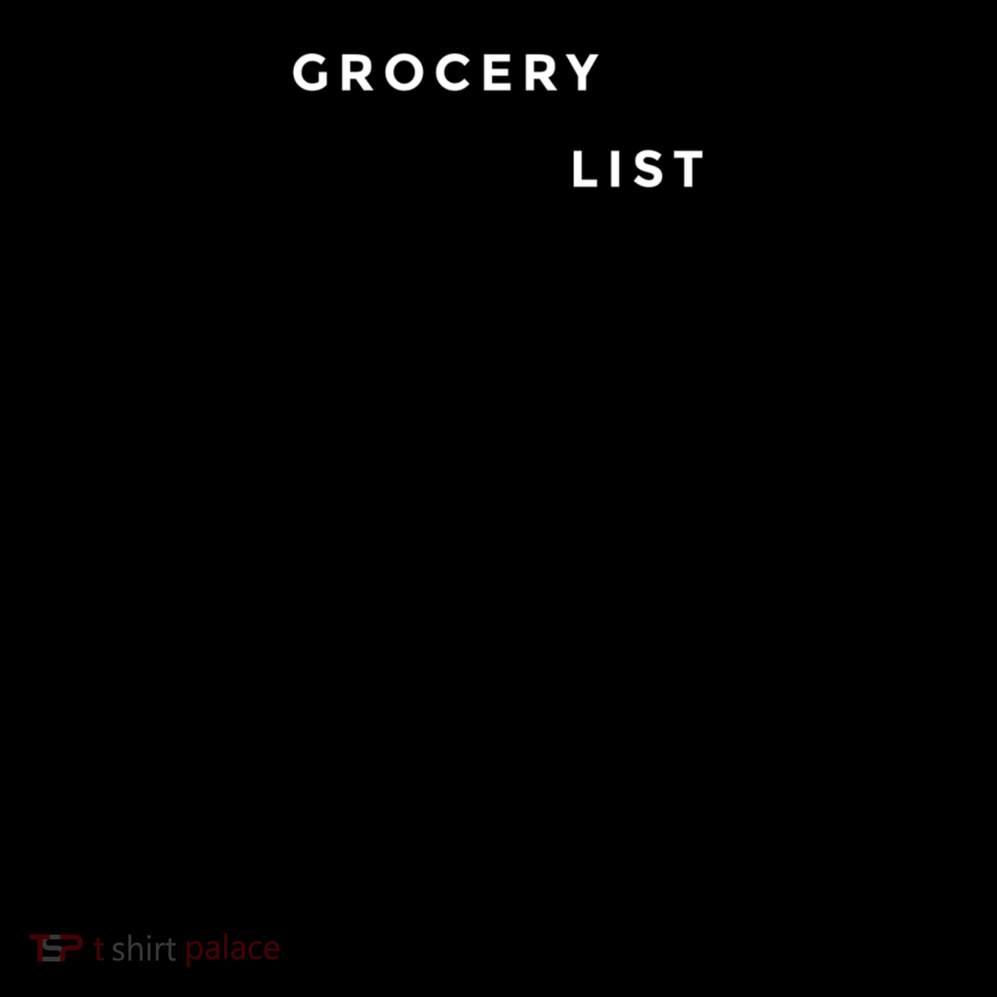 Wine Grocery List Coffee Mug