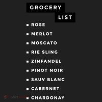 Wine Grocery List Beanie thumb 2