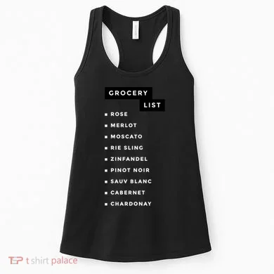 Wine Grocery List Women's Tank Top