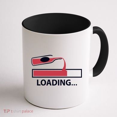 Wine Loading Coffee Mug back