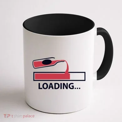 Wine Loading Coffee Mug back