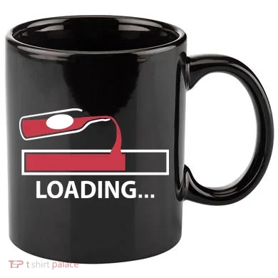 Wine Loading 11oz C Handle Ceramic Mug