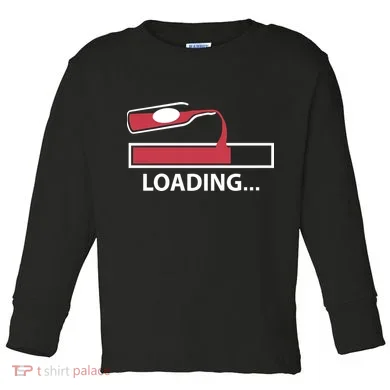 Wine Loading Toddler Long Sleeve