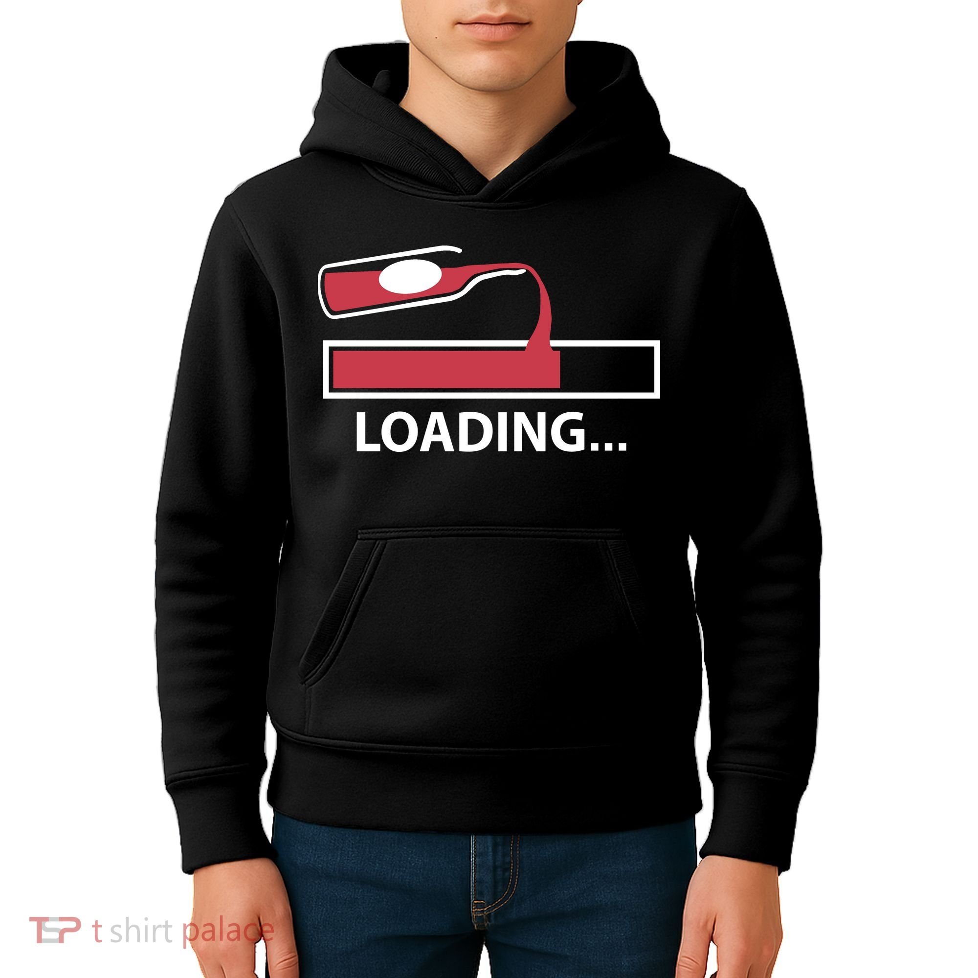 Wine Loading Kids Hoodie