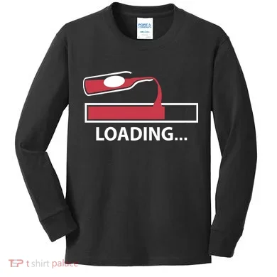 Wine Loading Kids Long Sleeve Shirt
