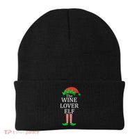 Wine Lover Elf Family Matching Christmas Beanie thumb 0