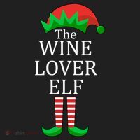 Wine Lover Elf Family Matching Christmas Beanie thumb 2