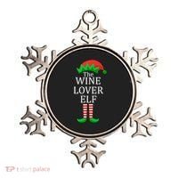 Wine Lover Elf Family Matching Christmas Ornament thumb 0