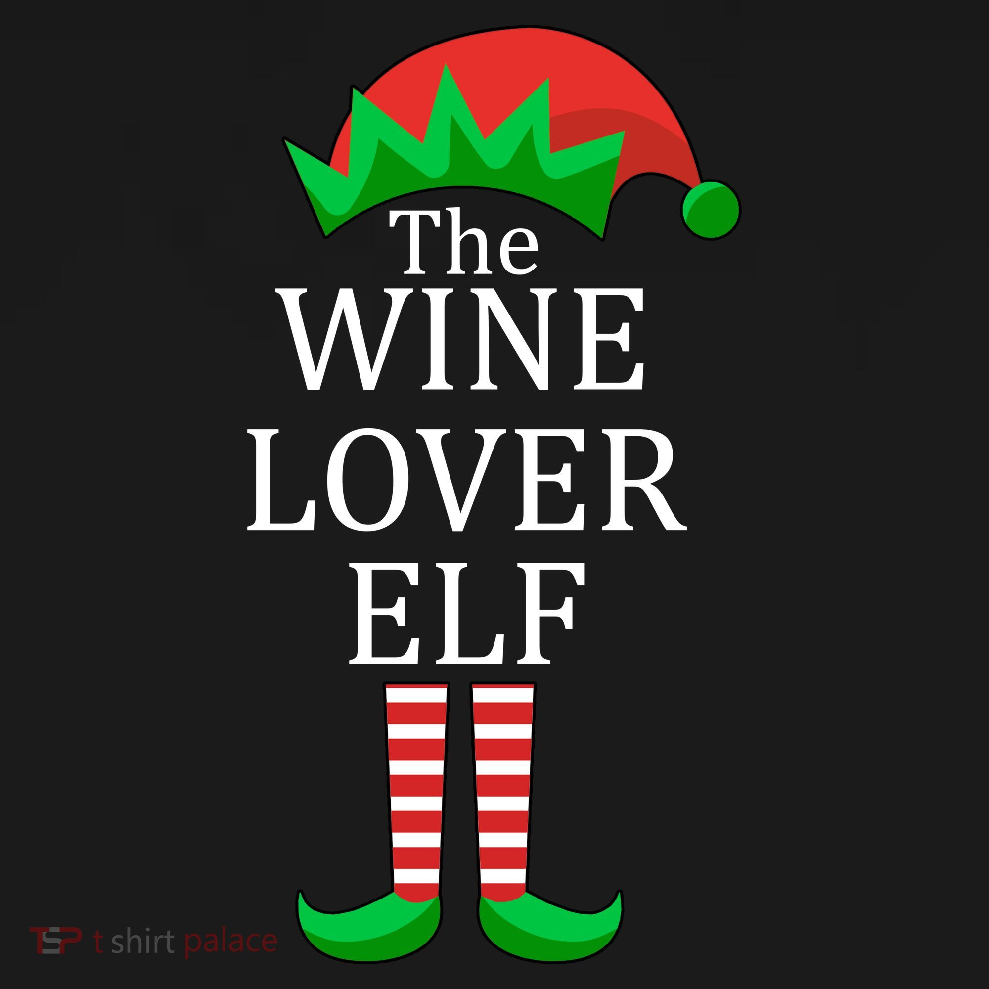 Wine Lover Elf Family Matching Christmas Ornament