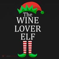 Wine Lover Elf Family Matching Christmas Kids Sweatshirt thumb 2