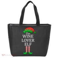 Wine Lover Elf Family Matching Christmas Tote Bag thumb 0
