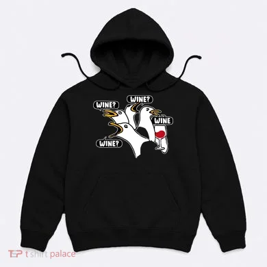 Wine Seagulls Hoodie