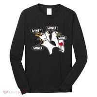Wine Seagulls Long Sleeve Shirt thumb 0