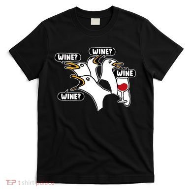 Wine Seagulls T-Shirt