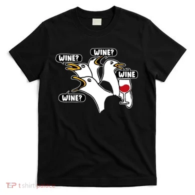 Wine Seagulls T-Shirt