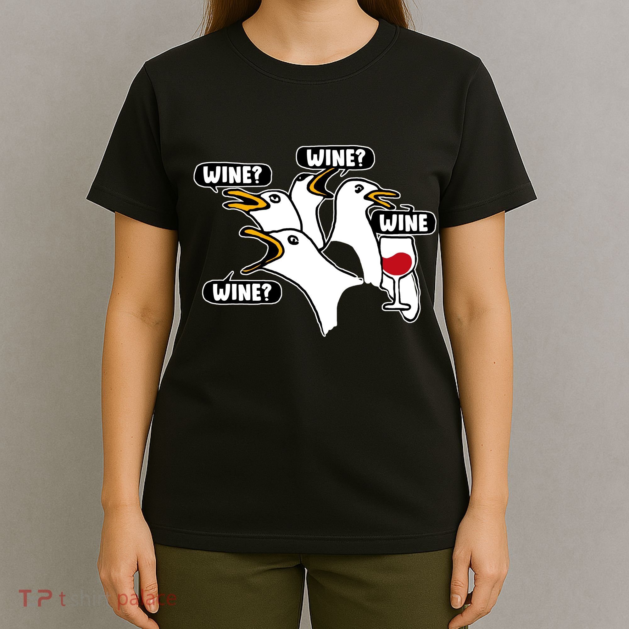 Wine Seagulls T-Shirt