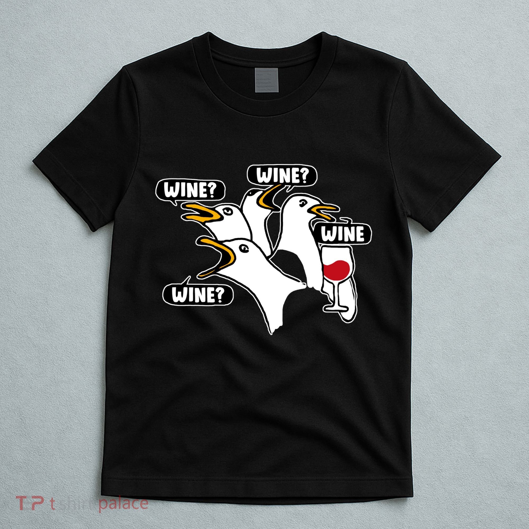 Wine Seagulls T-Shirt