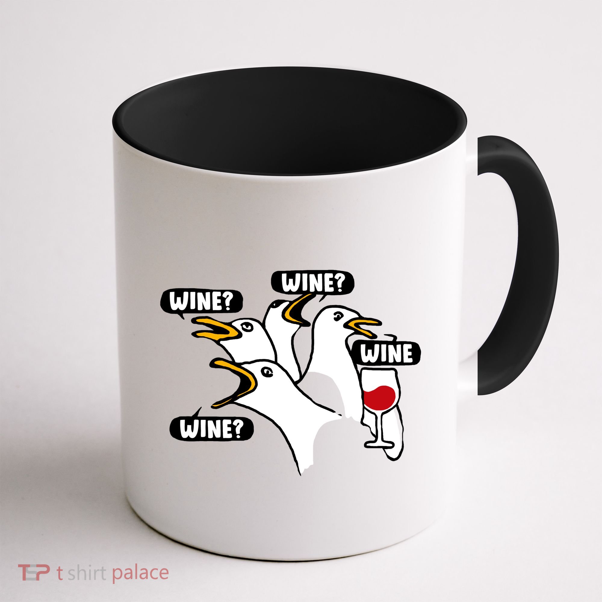 Wine Seagulls Coffee Mug