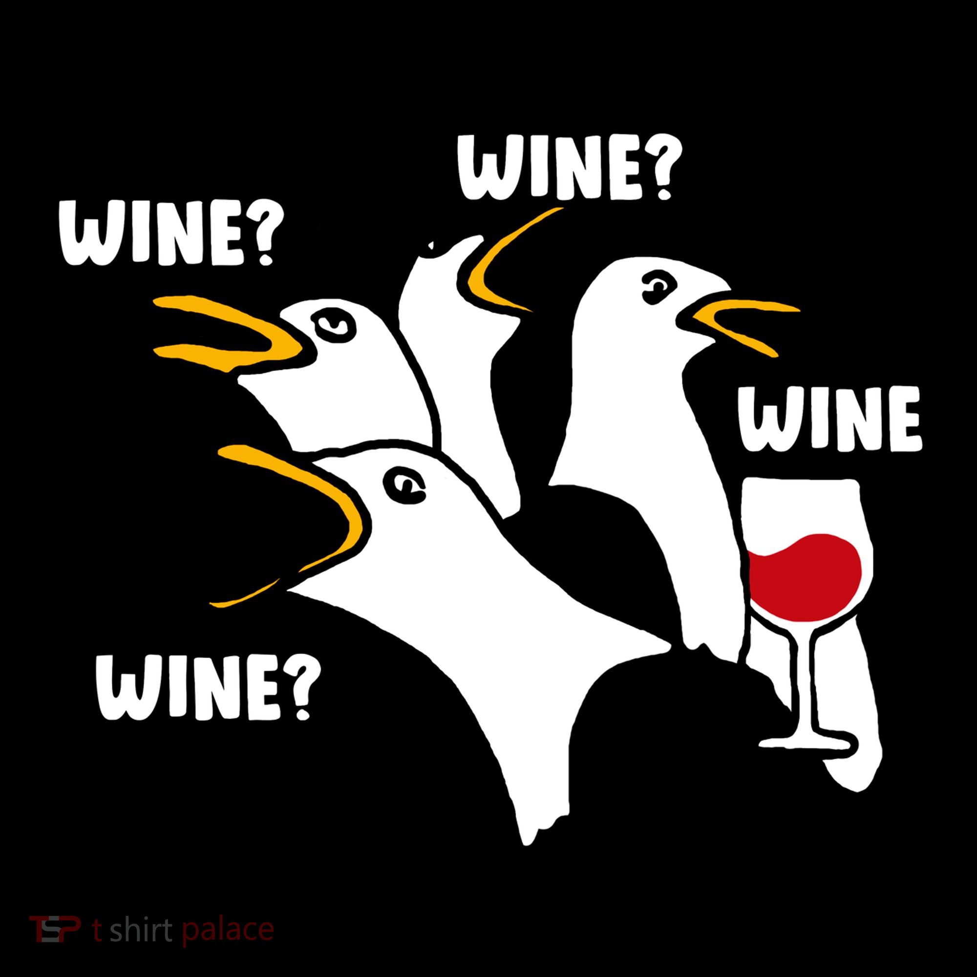 Wine Seagulls Coffee Mug