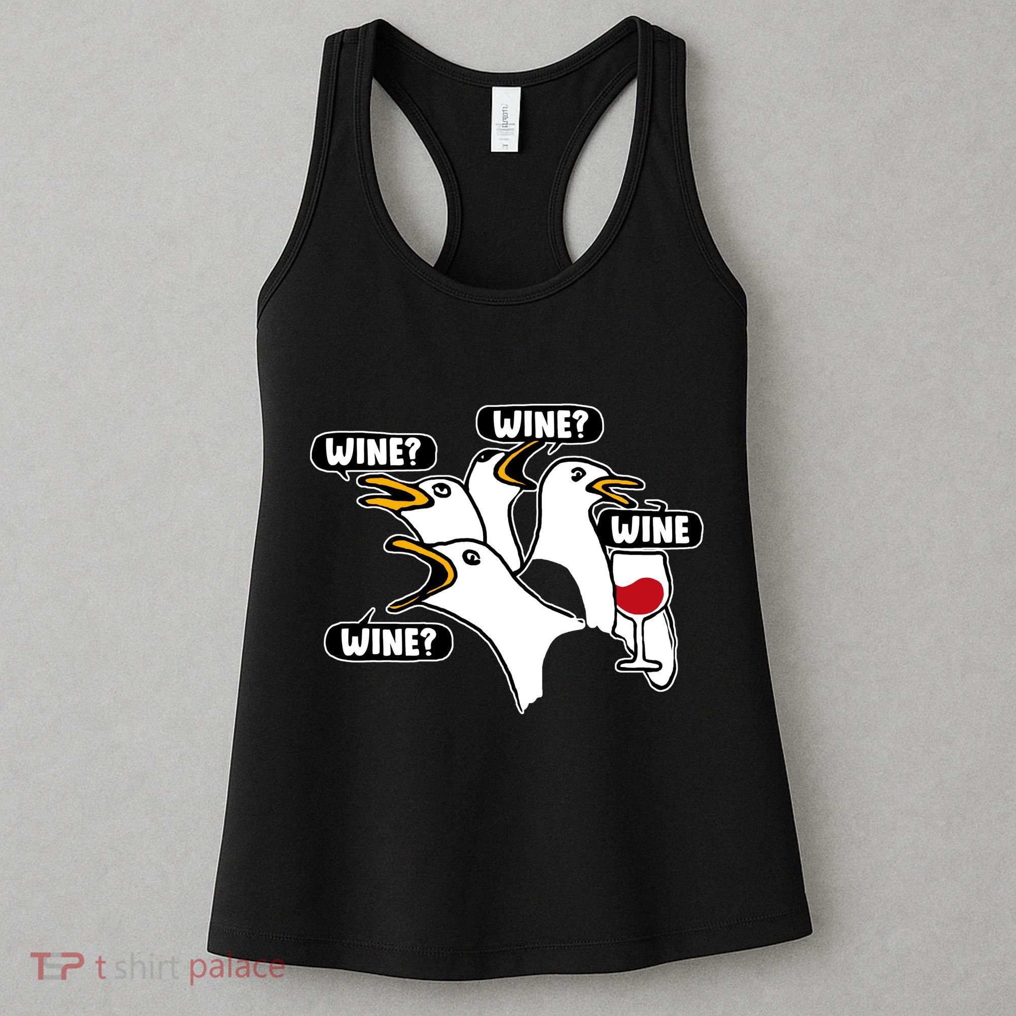 Wine Seagulls Women's Tank Top