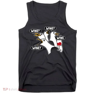 Wine Seagulls Tank Top